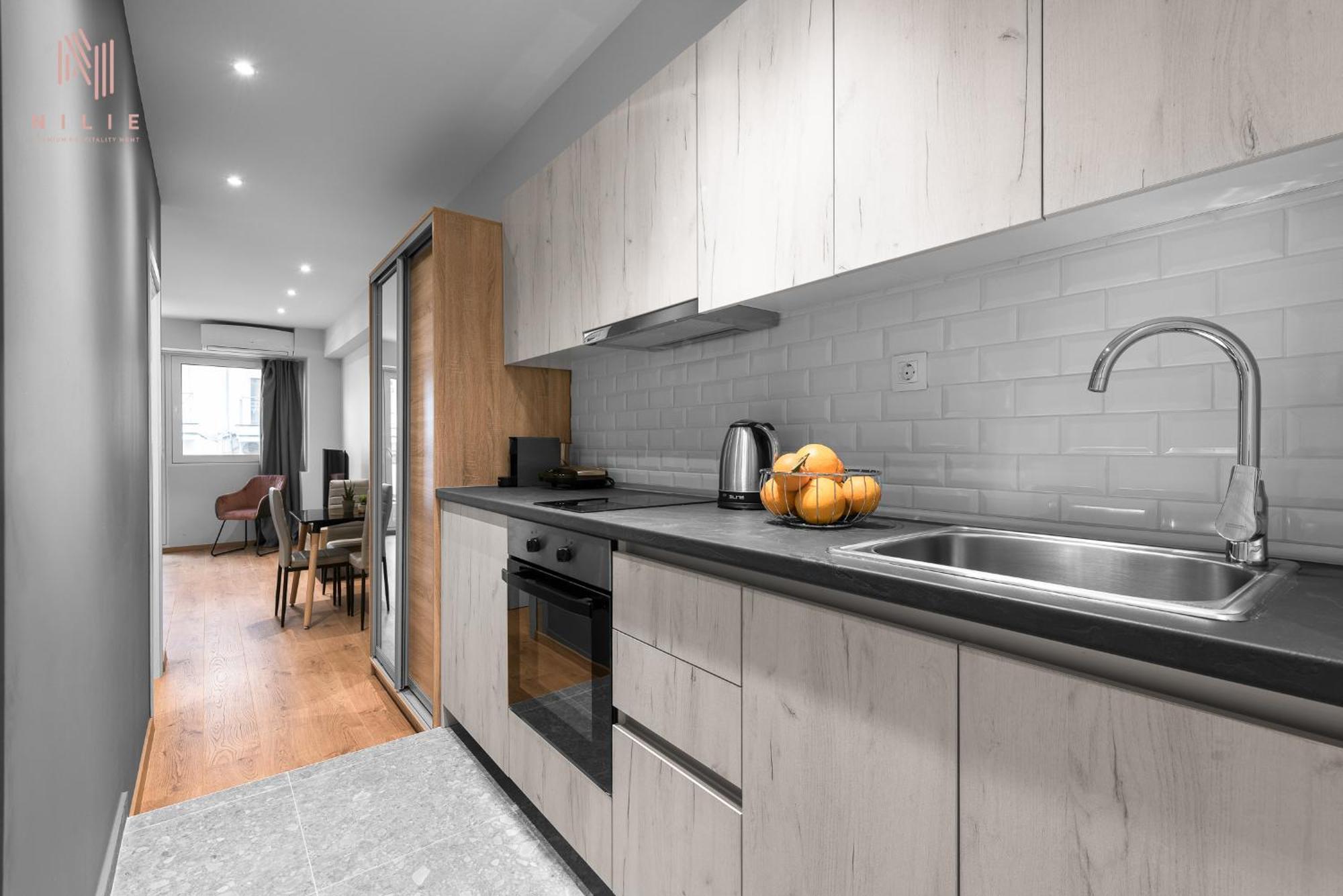 Big Apple Aprts, Nilie Hospitality Mgmt Apartment Tesalonika Bagian luar foto