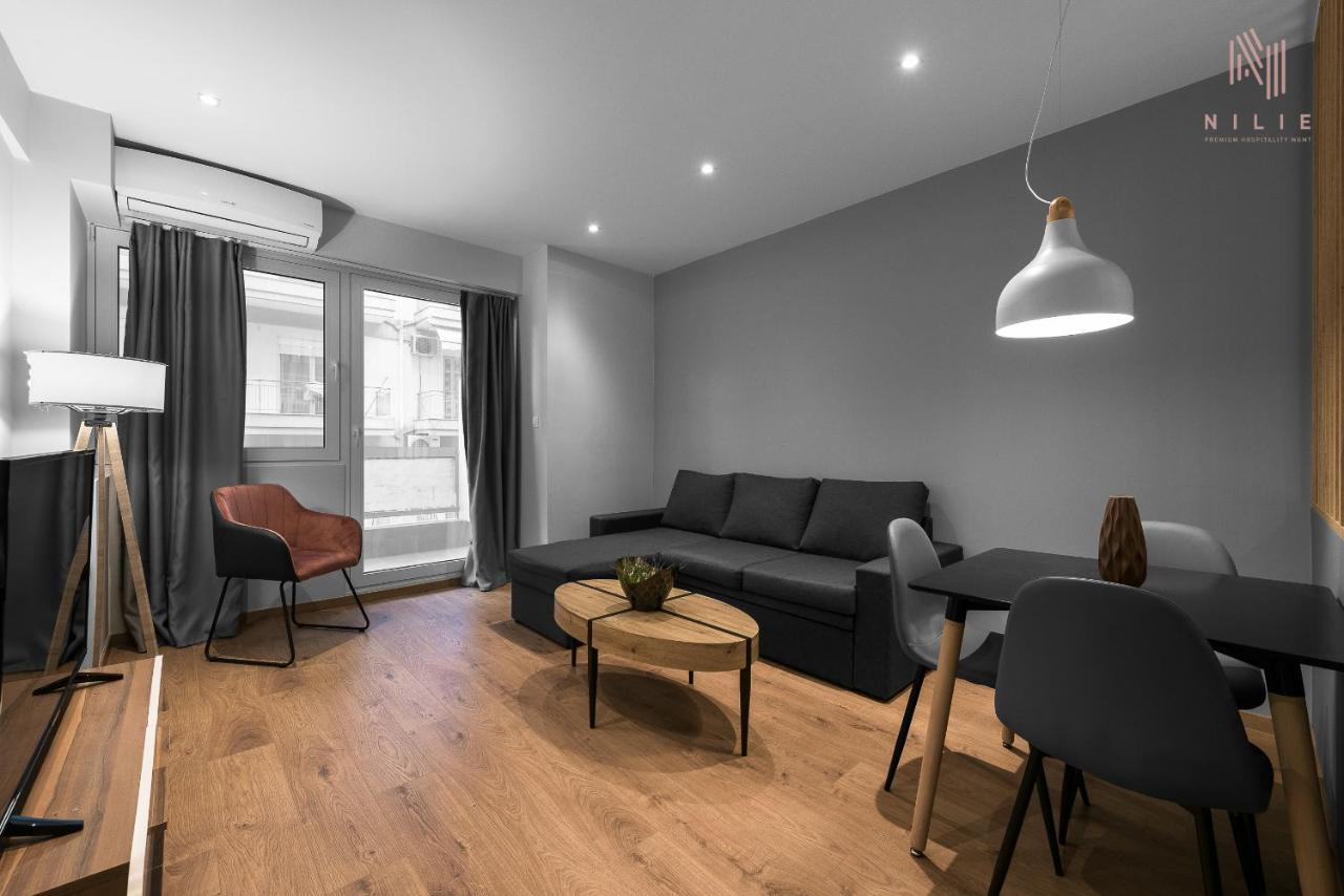 Big Apple Aprts, Nilie Hospitality Mgmt Apartment Tesalonika Bagian luar foto