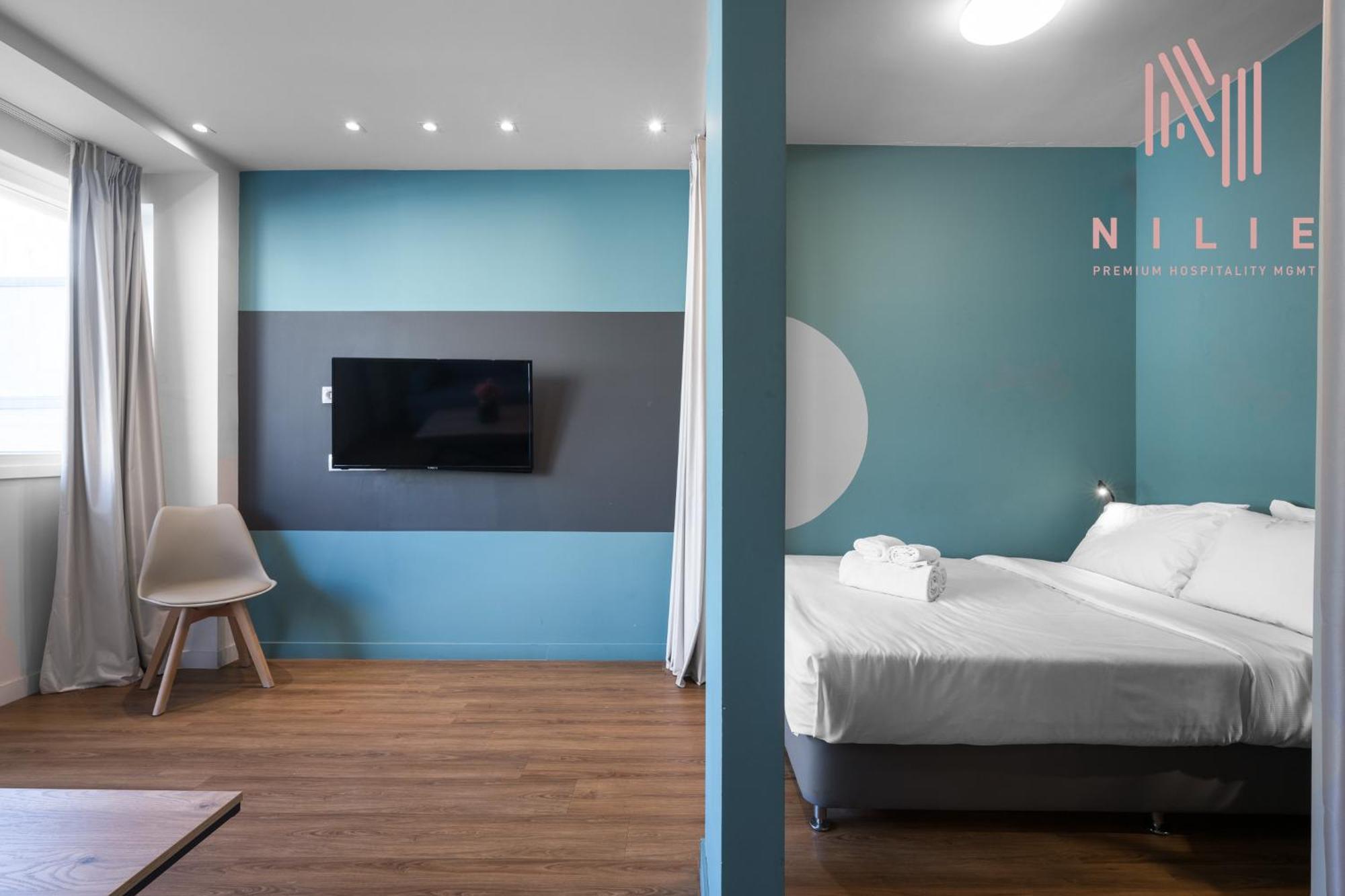 Big Apple Aprts, Nilie Hospitality Mgmt Apartment Tesalonika Bagian luar foto
