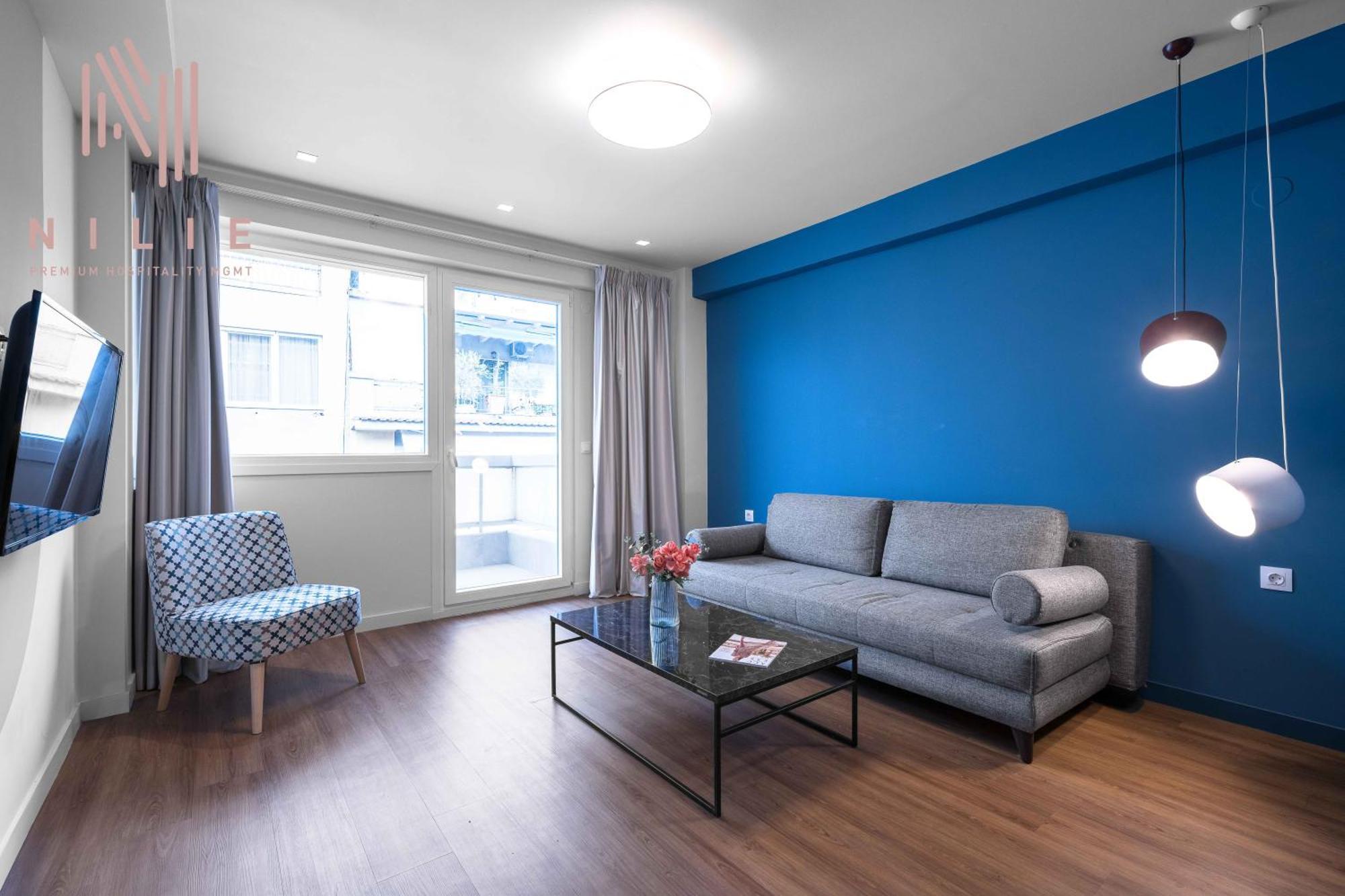 Big Apple Aprts, Nilie Hospitality Mgmt Apartment Tesalonika Bagian luar foto